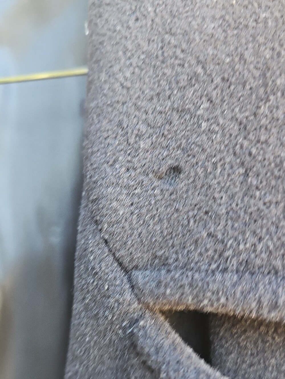 MaxMara Black Wool Trench Coat - Picture 9 of 16